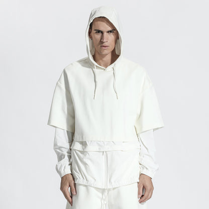 Streetwear Warrior Hoodies & Sweatshirts With Ribbed Cuffs/Hem For men