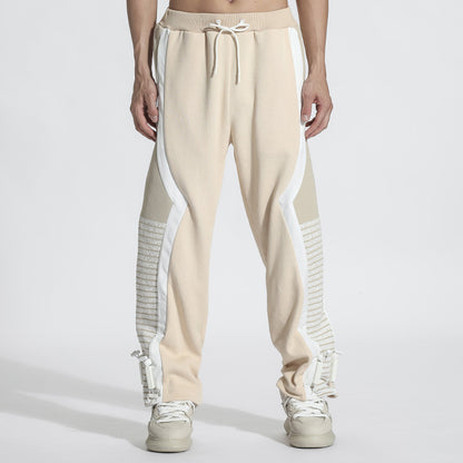 Techwear Style Warrior Sweatpants With Elastic Waistband For men