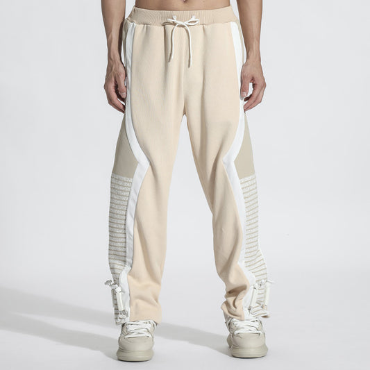 Techwear Style Warrior Sweatpants With Elastic Waistband For men