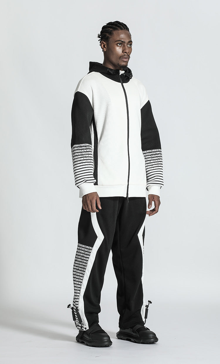 Techwear Style Warrior Sweatpants With Elastic Waistband For men