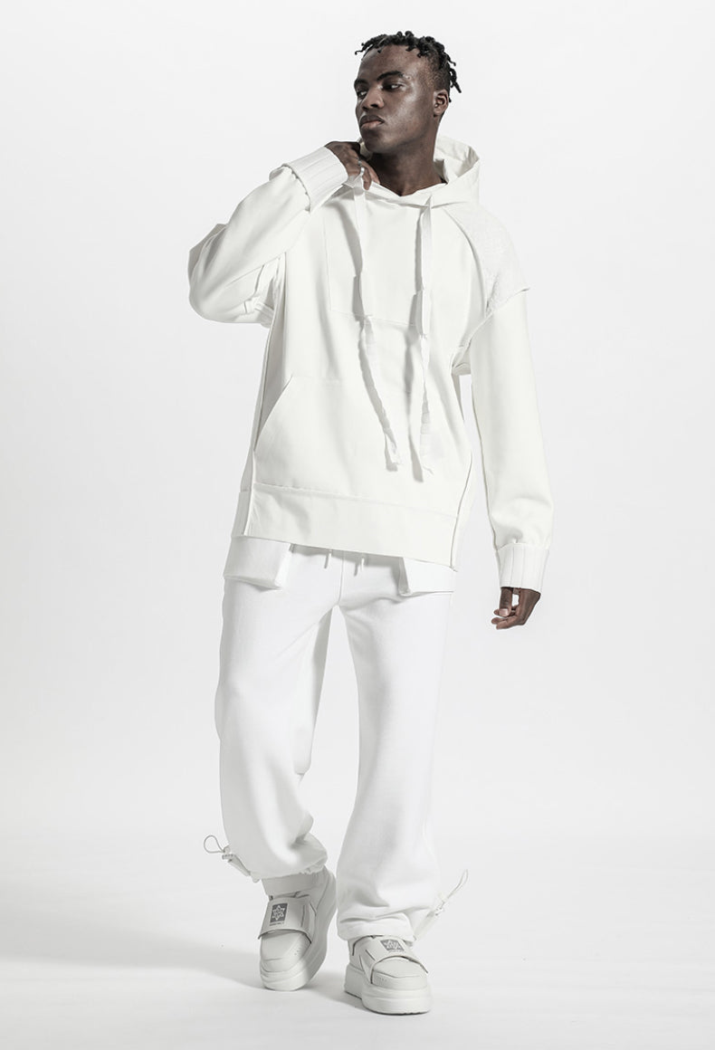 Cyberpunk Aesthetic Warrior Hoodies & Sweatshirts With Ribbed Cuffs/Hem For men