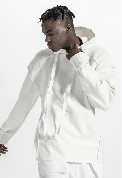 Cyberpunk Aesthetic Warrior Hoodies & Sweatshirts With Ribbed Cuffs/Hem For men
