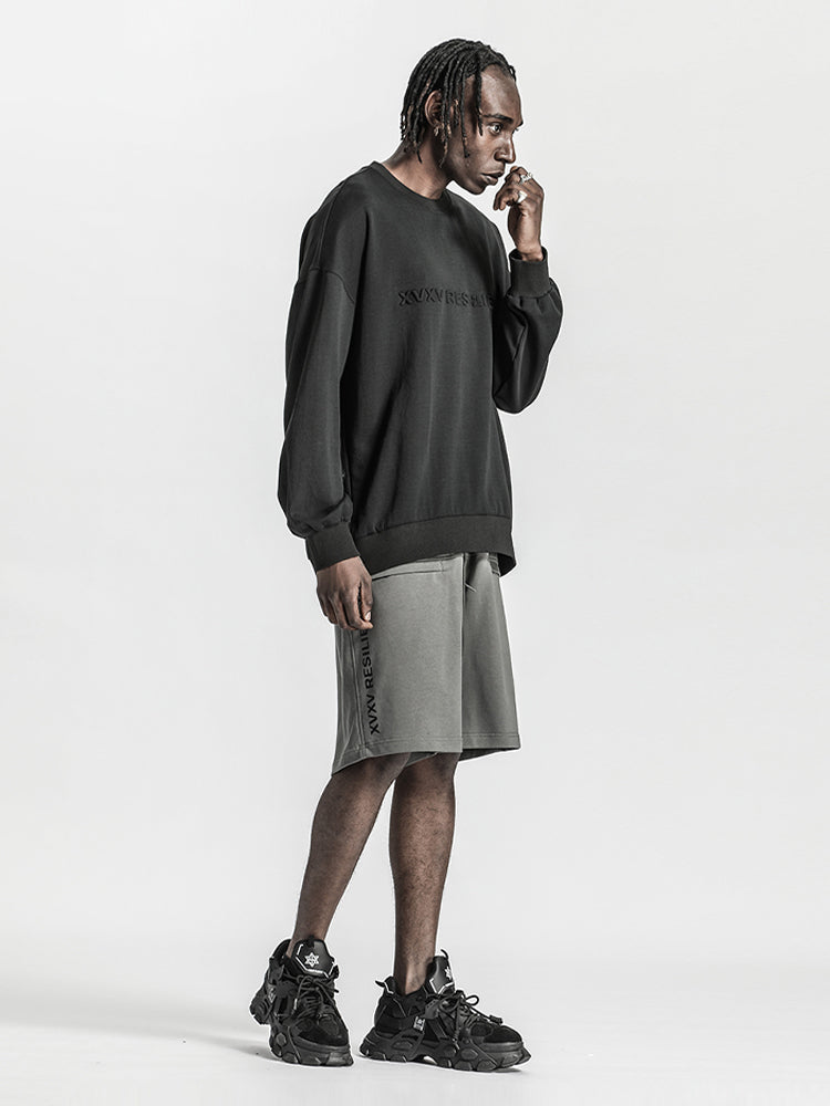 Minimalist Warrior Shorts With Elastic Waistband For men