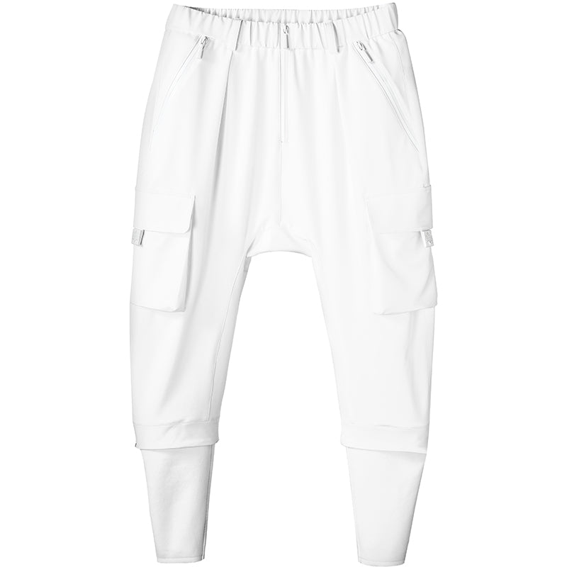 Utilitarian Warrior Cargo Pants With Multi-Pocket Design For men
