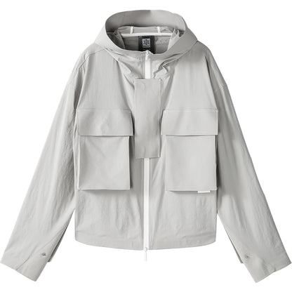 Cropped Length Warrior Jackets With Multi-Pocket Design For men