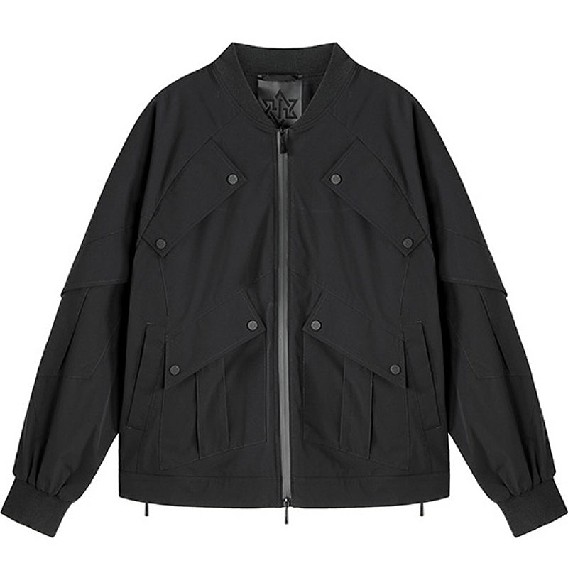 Streetwear Warrior Jackets With Multi-Pocket Design For men