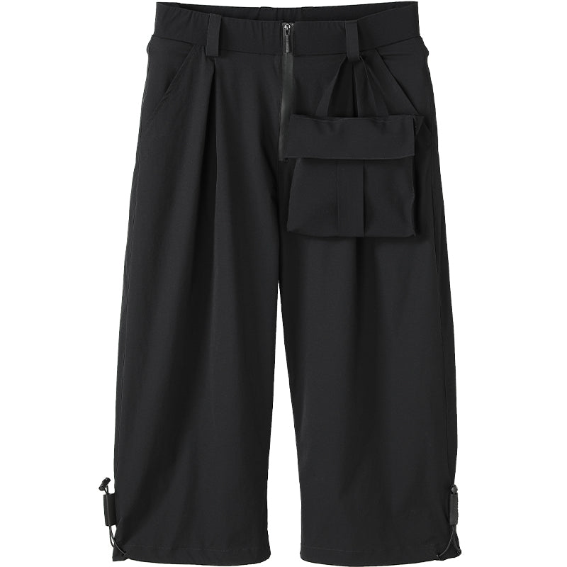 Minimalist Warrior Shorts With Elastic Waistband For men