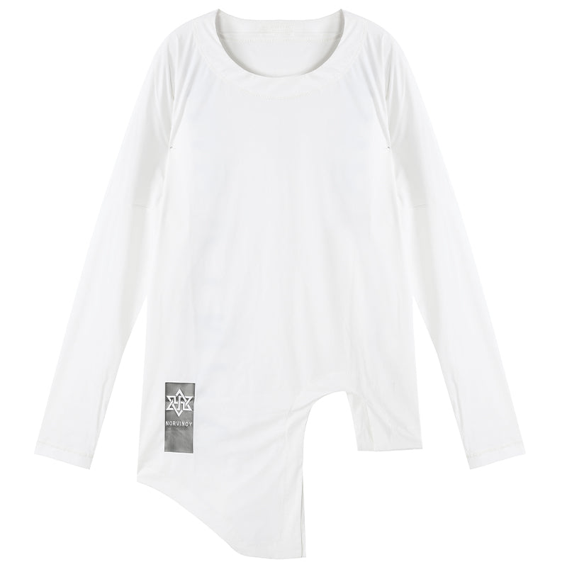 Asymmetric Cut Warrior T-Shirts With Durable Ripstop For men