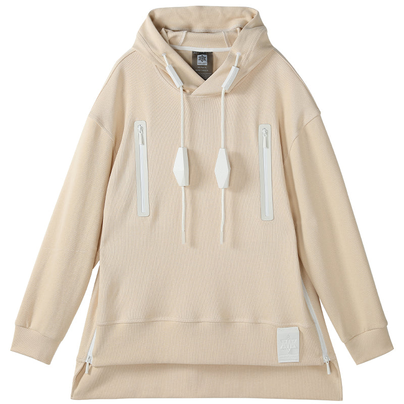 Loose/Relaxed Fit Warrior Hoodies & Sweatshirts With Multi-Pocket Design For men