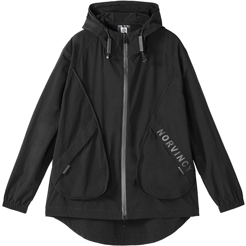 Streetwear Warrior Jackets With Adjustable Drawstring For men