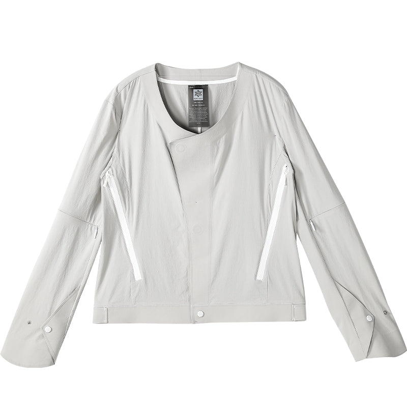 Cropped Length Warrior Jackets With Magnetic Buckles For men