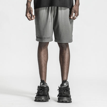 Minimalist Warrior Shorts With Elastic Waistband For men