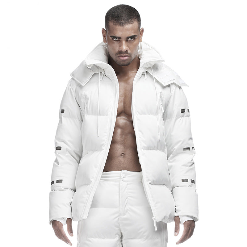 Techwear Style Warrior Padded Jackets With Multi-Pocket Design For men