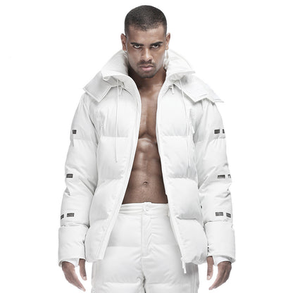 Techwear Style Warrior Padded Jackets With Multi-Pocket Design For men