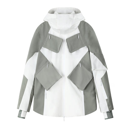 Techwear Style Warrior Windbreakers With Windproof For men