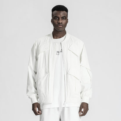 Streetwear Warrior Jackets With Multi-Pocket Design For men