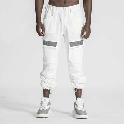 Utilitarian Warrior Cargo Pants With Multi-Pocket Design For men
