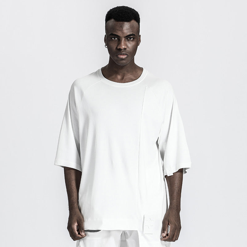 Patchwork panel Warrior T-Shirts With Durable Ripstop For men