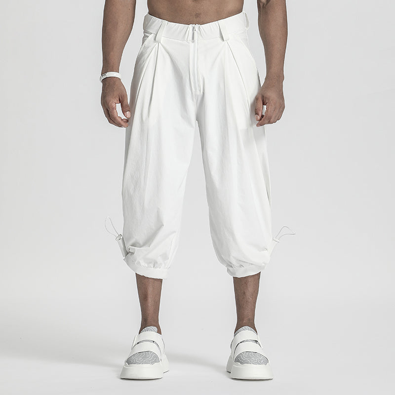 Minimalist Warrior Shorts With Elastic Waistband For men