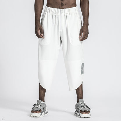 Minimalist Warrior Shorts With Elastic Waistband For men