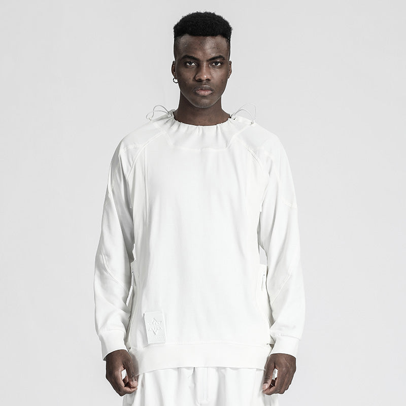Patchwork panel Warrior T-Shirts With Durable Ripstop For men