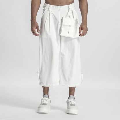 Minimalist Warrior Shorts With Elastic Waistband For men