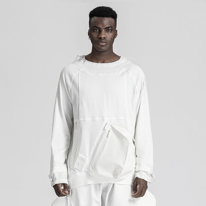Patchwork panel Warrior T-Shirts With Durable Ripstop For men