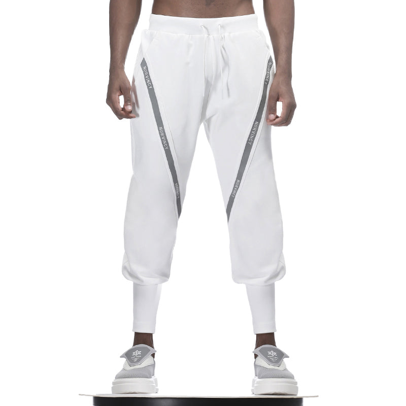 Streetwear Warrior Sweatpants With Elastic Waistband For men