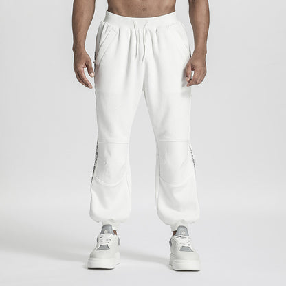 Avant-Garde Warrior Sweatpants With Adjustable Drawstring For men