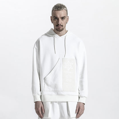 Avant-Garde Warrior Hoodies & Sweatshirts With Ribbed Cuffs/Hem For men