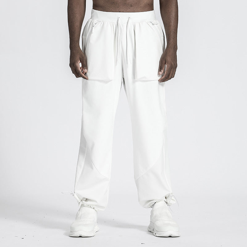 Minimalist Warrior Sweatpants With Adjustable Drawstring For men