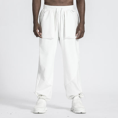 Minimalist Warrior Sweatpants With Adjustable Drawstring For men