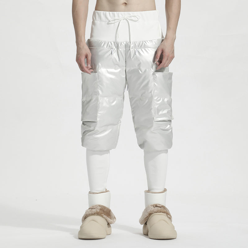Streetwear Warrior Fleece / Cotton Pants With Elastic Waistband For men
