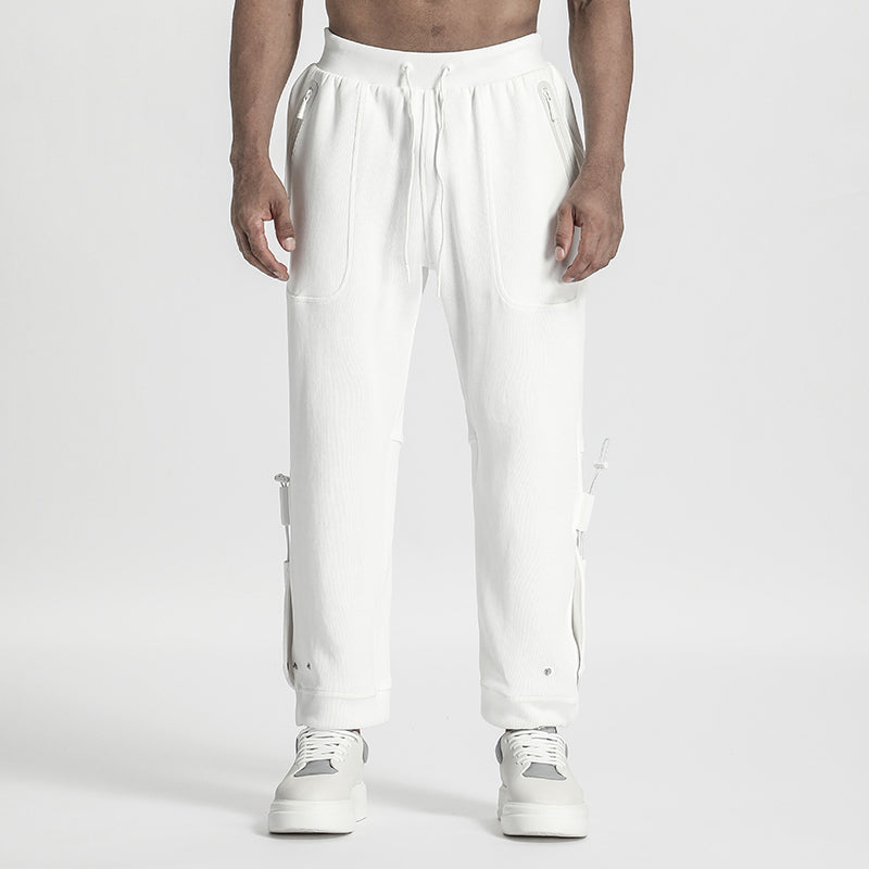 Minimalist Warrior Sweatpants With Elastic Waistband For men