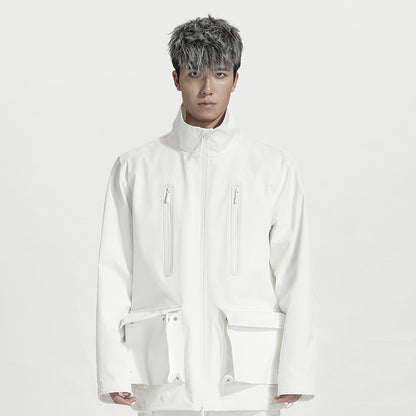 Minimalist Warrior Windbreakers With Hidden Pocket For men