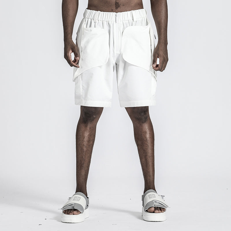 Utilitarian Warrior Shorts With Multi-Pocket Design For men