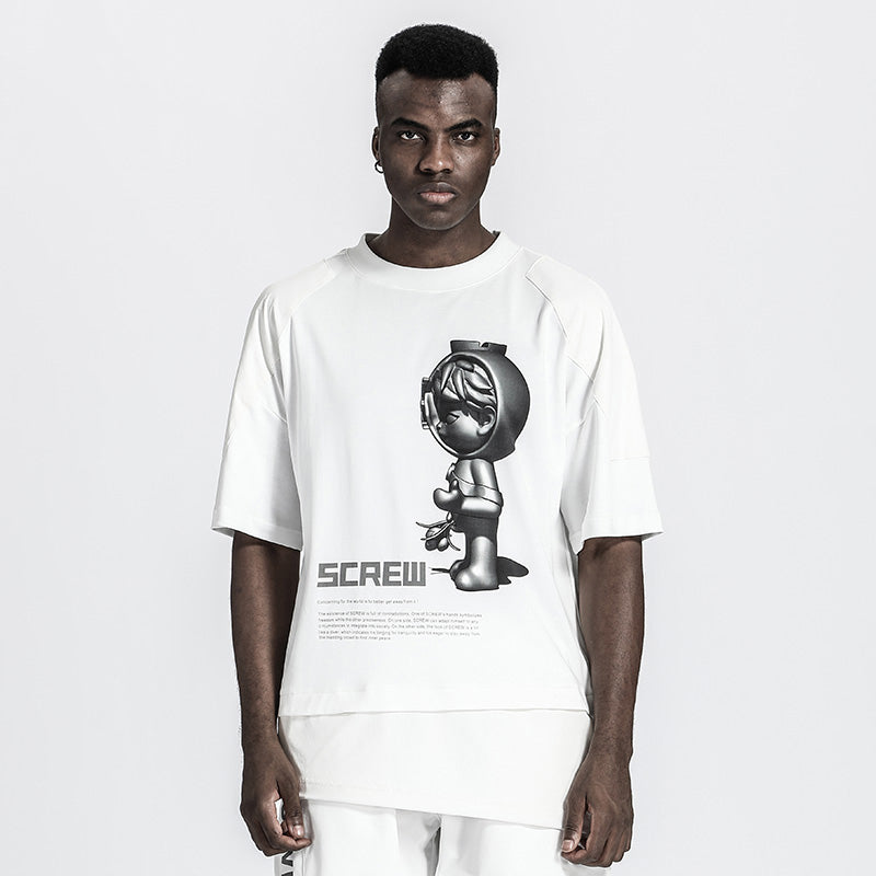 Streetwear Warrior T-Shirts With Durable Ripstop For men