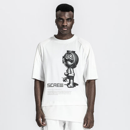 Streetwear Warrior T-Shirts With Durable Ripstop For men