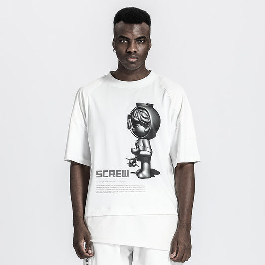 Streetwear Warrior T-Shirts With Durable Ripstop For men