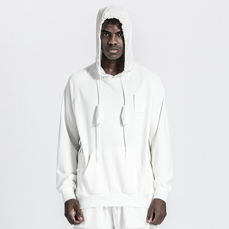 Streetwear Warrior Hoodies & Sweatshirts With Adjustable Drawstring For men