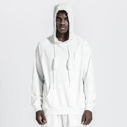 Streetwear Warrior Hoodies & Sweatshirts With Adjustable Drawstring For men