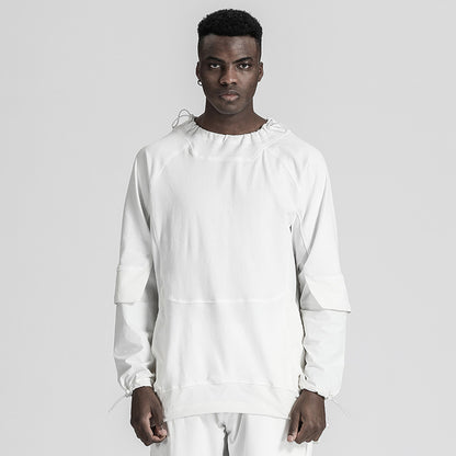 Patchwork panel Warrior T-Shirts With Durable Ripstop For men