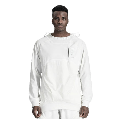Patchwork panel T-Shirts With Durable Ripstop For men