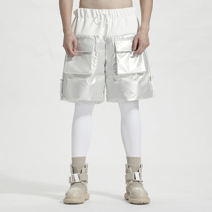 Streetwear Warrior Fleece / Cotton Pants With Elastic Waistband For men
