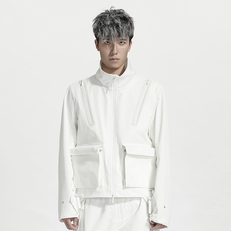 Minimalist Warrior Windbreakers With Hidden Pocket For men