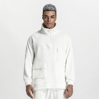 Avant-Garde Warrior Hoodies & Sweatshirts With Adjustable Drawstring For men