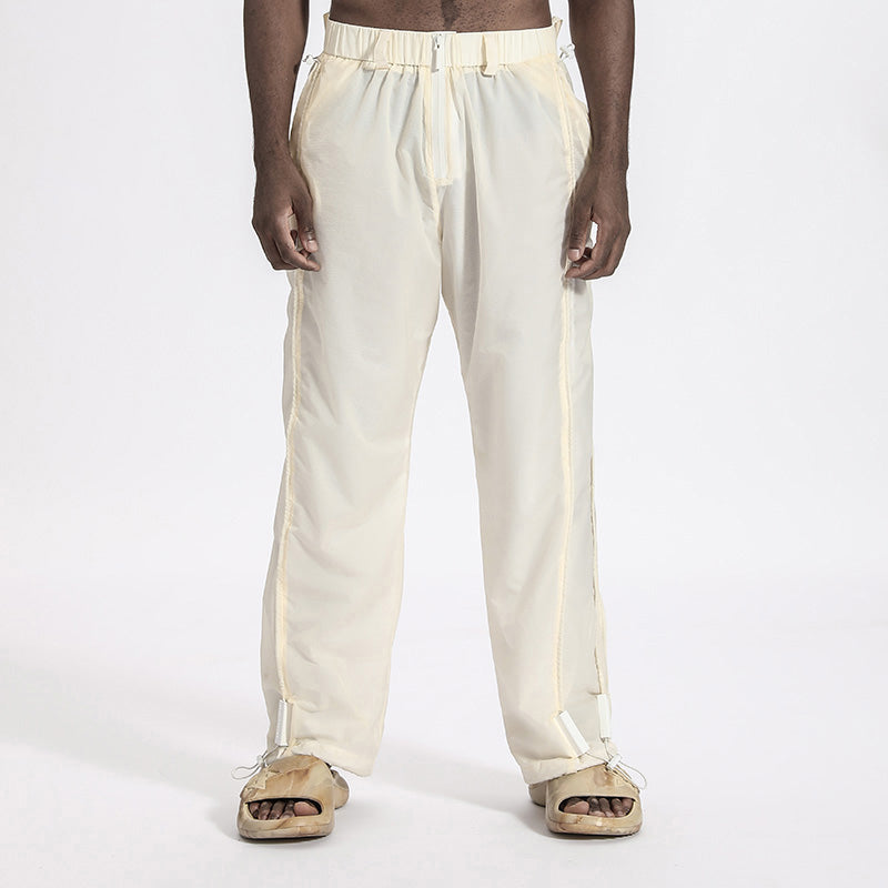 Futuristic Design Warrior joggers With Breathable Mesh For men