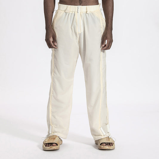 Futuristic Design Warrior joggers With Breathable Mesh For men