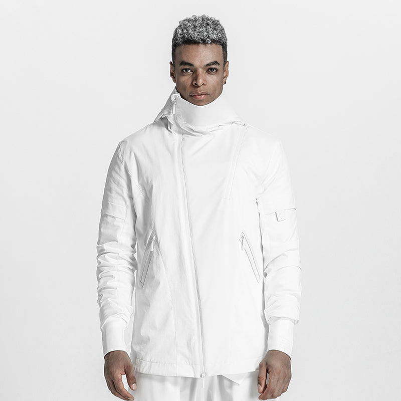 Minimalist Warrior Windbreakers With Two-Way Zipper For men