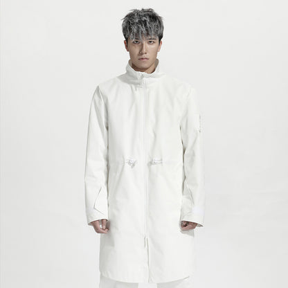 Longline Warrior Coats With Two-Way Zipper For men